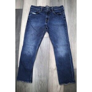 Goodfellow Blue Straight Retro Leg Total Flex Jeans Denim Pants Men's Size 36x32